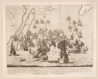 Seeschlacht bei Öland und Gulland, 1564 von Johann Husman