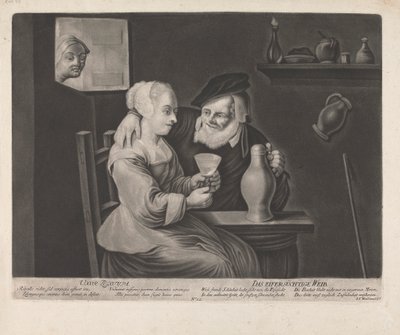 Eifersüchtige Ehefrau von Johann Jacobus Haid