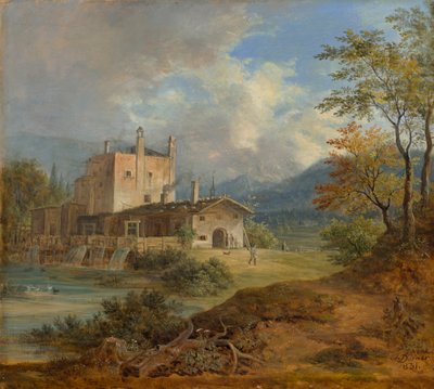 Eisenhammer im Gebirge von Johann Jakob Dorner der Jüngere