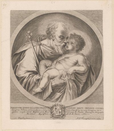 Heiliger Josef mit dem Christuskind von Johann Jakob Thurneysen (I)