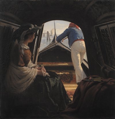 Eine Gondel von Johann Julius Exner
