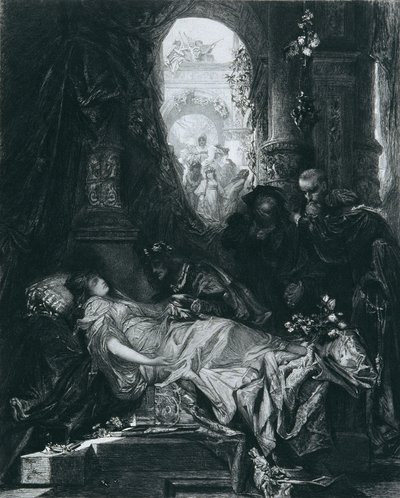 Die scheintote Julia Capulet von Johann Klaus