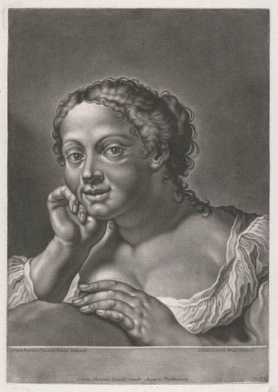Porträt einer Frau von Johann Lorenz Haid