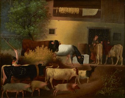 Die Heimkehr der Herde von Johann Michael Neder