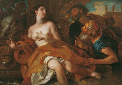 Susanna und die beiden Alten von Johann Michael Rottmayr