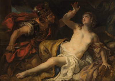 Tarquinius und Lucretia von Johann Michael Rottmayr