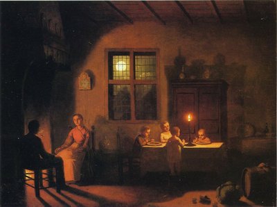 Abend zu Hause, 1867 von Johann Mongels Culverhouse