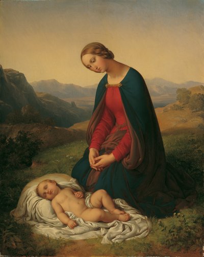 Maria, das Kind anbetend von Johann Nepomuk Ender
