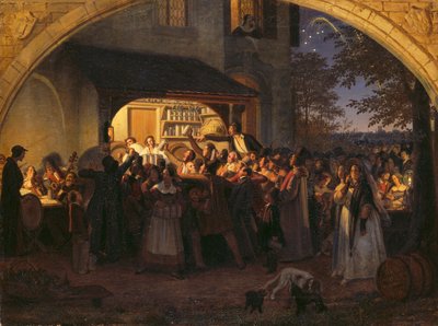 Münchener Gartenfest von Johann Peter Hasenclever