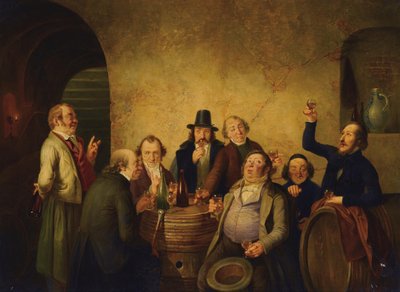 Weinprobe von Johann Peter Hasenclever