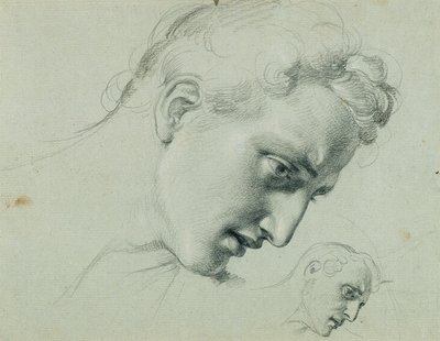 Kopfstudie zu (detail) von Johann Peter Krafft