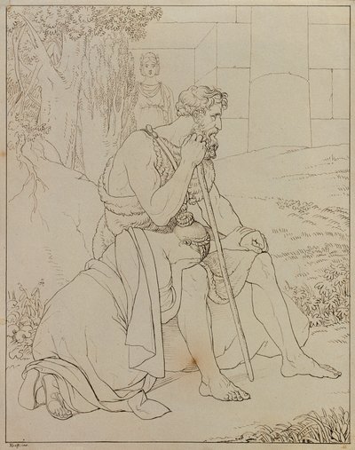Ödipus und Antigone von Johann Peter Krafft