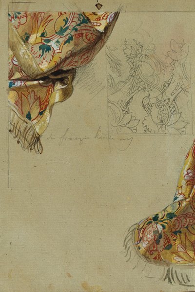 Studie einer Draperie von Johann Peter Krafft