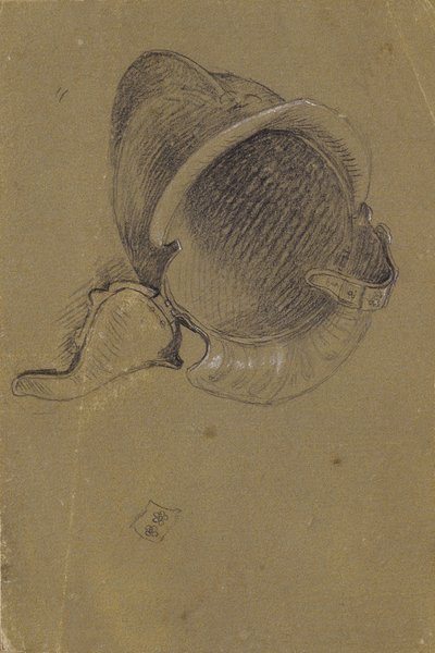 Studie eines Helmes von Johann Peter Krafft
