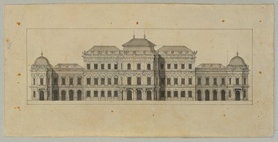 Studie zum Oberen Belvedere von Johann Peter Krafft