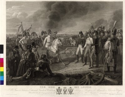 Der Sieg bei Leipzig von Johann Peter Krafft