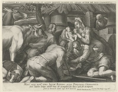 Anbetung der Hirten von Johann Sadeler (I)