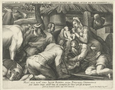 Anbetung der Hirten von Johann Sadeler (I)