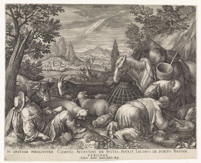 Berufung Abrahams von Johann Sadeler (I)