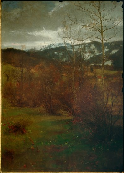 Vorfrühling im Alpenvorland von Johann Sperl