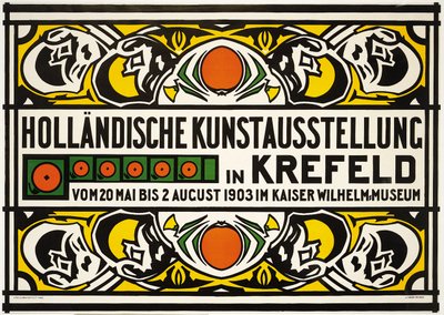 Holländische Kunstausstellung, 1903 von Johan Thorn Prikker