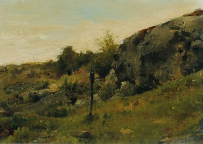 Wiesenlandschaft mit Felsen von Johann  Till der Jüngere