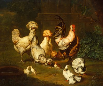 Geflügel in einer Landschaft von Johann Wenzel Peter