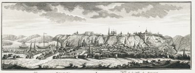 Ansicht von Tobolsk, ca. 1735 von Johann Wilhelm Lürsenius