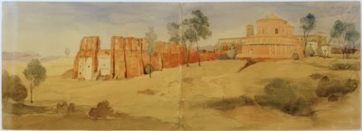 Blick auf Santa Costanza von Johann Wilhelm Schirmer