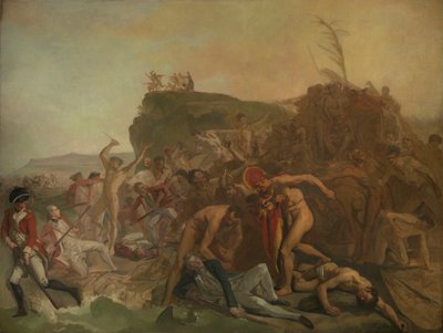 Der Tod von Captain James Cook von Johann Zoffany