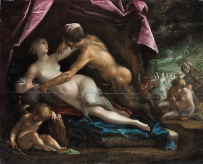 Pan und Selene von Johann or Hans von Aachen