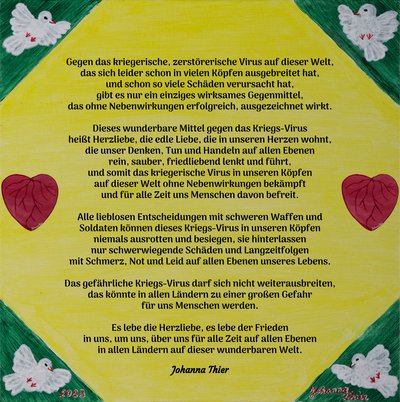 Das Wunder der Herzliebe von Johanna Thier