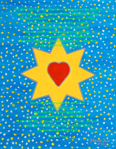 Der Stern der edlen, achtsamen Liebe von Johanna Thier