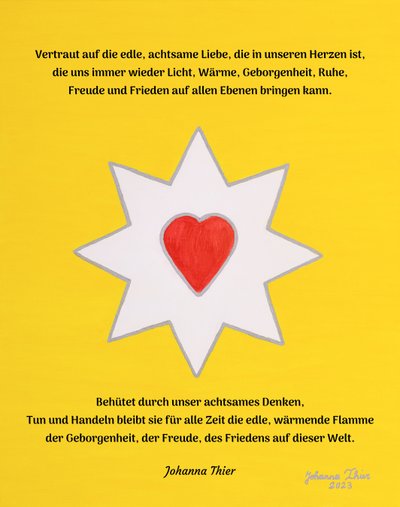 Die edle Flamme der Liebe von Johanna Thier