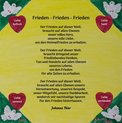 Rosentaler Friedensspur von Johanna Thier