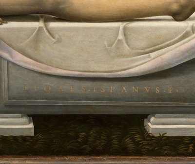 Beweinung (Detail), ca. 1490-1510 von Johannes (fl.16th century) Hispanus