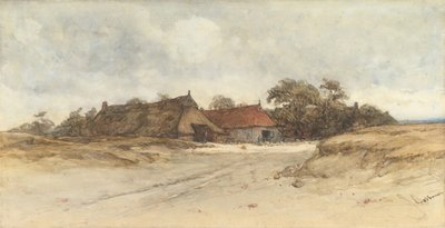 Bauernhäuser, 19. Jahrhundert von Johannes Bosboom