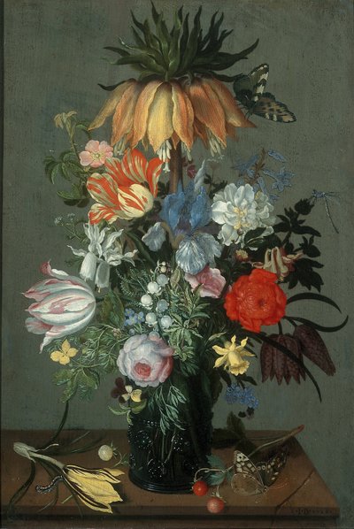 Blumenstillleben mit Kaiserkrone, 1626 von Johannes Bosschaert