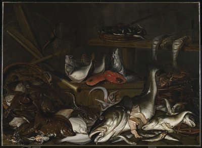 Stillleben: Fisch von Johannes Fabritius
