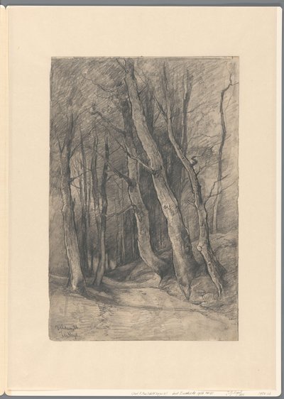 Waldlandschaft bei Delden von Johannes Gijsbert Vogel