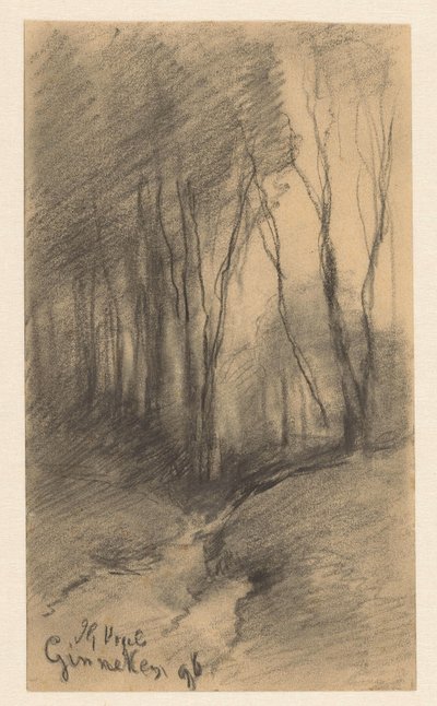 Waldlandschaft bei Ginneken von Johannes Gijsbert Vogel