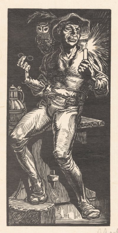 Till Eulenspiegel von Johannes Josephus Aarts (signed by artist)