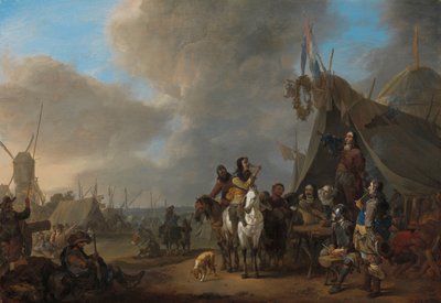 Armeelager von Johannes Lingelbach