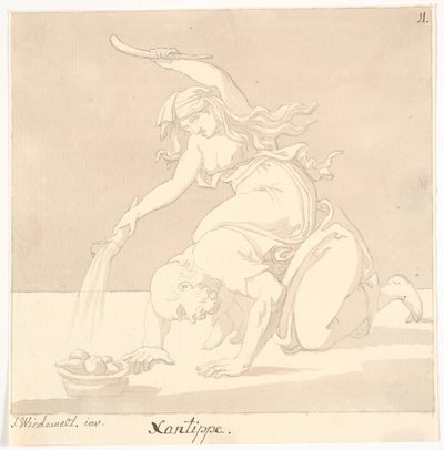"Xantippe" von Johannes Wiedewelt