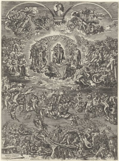 Jüngstes Gericht von Johannes Wierix