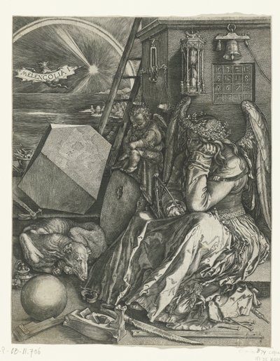 Melancholie von Johannes Wierix