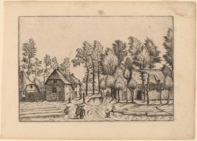 Dorfstraße von Johannes van Doetechum, the Elder and Lucas