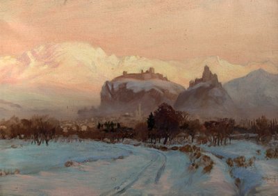 Eine Winterszene von John Arthur Black