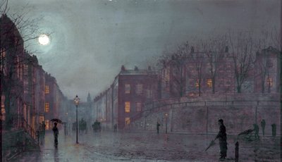 Ein Blick auf Hampstead, London, 1882 von John Atkinson Grimshaw