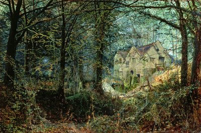 Herbstpracht: Die alte Mühle von John Atkinson Grimshaw